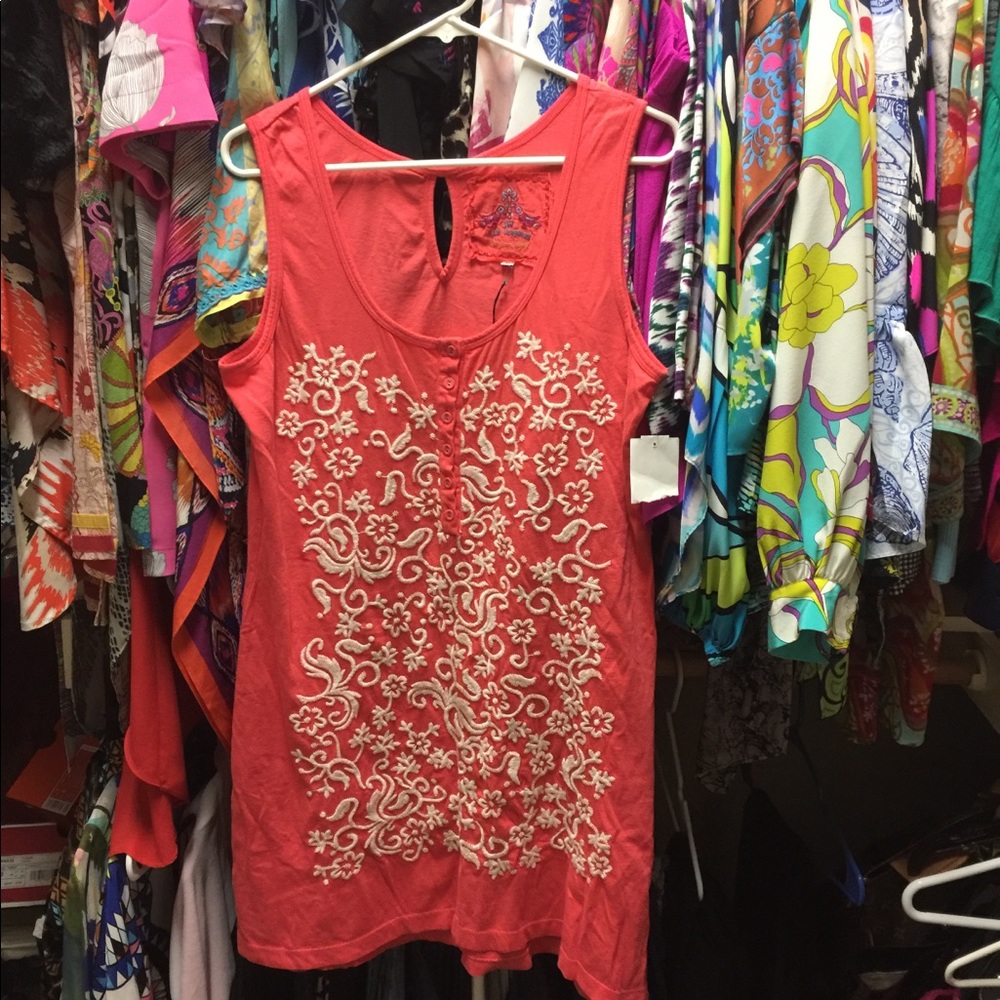 💗 NWT Johnny Was JWLA Dress Cover Up Large